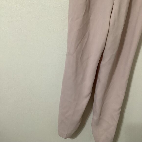 Express Baby Pink Minimalist Super High Rise Ankle Straight Leg Pants XS - Picture 8 of 11